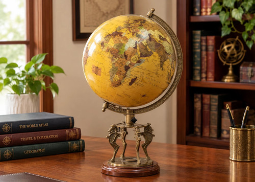 Mappamondo vintage pollici - mappamondo,
